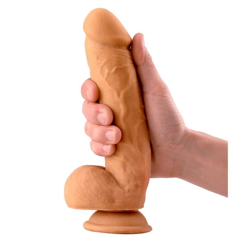 MAX & CO Creig Dildo realistico con testicoli 8,5" color carne