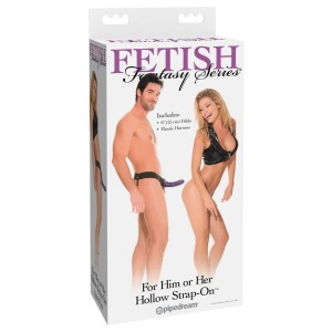 Strap-On con Fallo Cavo Fetish Fantasy 16,5 x 4,2 cm Viola