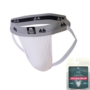 Jockstrap Slip da Uomo MM Original Jock Collection Bianco
