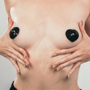 Pasties Burlesque Rand Black