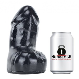 Dildo con Aggancio Vac-U-Lock EASY Nero 16 x 6,5 cm