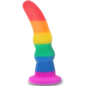 Dildo Anale in Silicone CHEEKY BOYTOY 16 x 3,5 cm Colorazione Pride