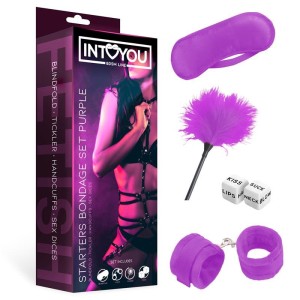 Kit Bondage BDSM Line Set da 4 Viola