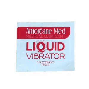 Lubrificante Vibrante Base Acquosa alla Fragola Amoréane Intimate Care 2 ml Monodose