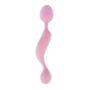 Massaggiatore Magic Wand in Silicone UNIVERSAL MASSAGER 21 x 3,7 cm Rosa Ricaricabile