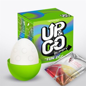 Masturbatore in Silicone Elastico ad Ovetto BUMPY Verde