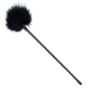Piumino Solleticatore LateToBed BDSM Line 40 cm Nero