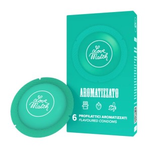 Preservativi Aromatizzati Love Match x 6