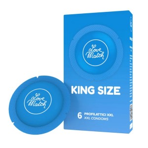 Preservativi King Size 60 mm Love Match x 6
