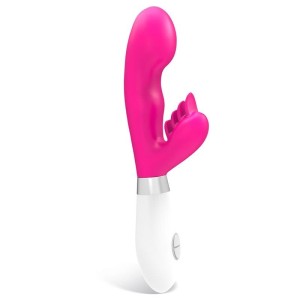 Vibratore Rabbit in Silicone SLIPER 21 x 3,4 cm Fucsia