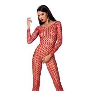 Tuta Sexy Aperta BS068 Rosso - Taglia Unica