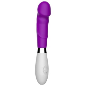 Vibratore Realistico in Silicone LOUVER 20,8 x 3,5 cm Viola