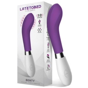Vibratore in Silicone BENTY 21 x 3,4 cm Viola
