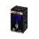 Plug Anale in Metallo con Pompon Viola FLUFFY TWIST S 7 x 2,8 cm Argento