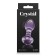 Plug Crystal Gem 9 x 3,2 cm Viola