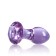 Plug Crystal Gem 9 x 3,2 cm Viola