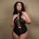 Body Leg Avenue Nero Taglie Forti