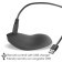 TARDENOCHE Reerin Doppio Anello Vibrante USB Telecomando USB Silicone