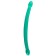 Dildo RealRock doppio cristallo 42 x 3,5 cm Verde