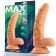 MAX & CO Sam Dildo realistico con testicoli 7,1" color carne