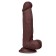 LIKETRUE Slidy Dildo realistico a doppio strato retrattile e regolabile da 8"