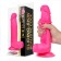 LIKETRUE Slidy Dildo realistico a doppio strato retrattile e regolabile da 8"