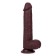 LIKETRUE Slidy Dildo realistico a doppio strato retrattile e regolabile da 9"