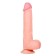 LIKETRUE Slidy Dildo realistico a doppio strato retrattile e regolabile da 9"