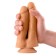 MAX & CO Twin Double Dildo Realistico 7.1" Carne