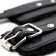 Manette regolabili foderate in pelliccia LATETOBED BDSM LINE 30 cm nere