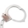 Manette in metallo pelose rosse INTOYOU BDSM LINE