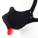 Maschera facciale per cuccioli in neoprene A-GUSTO regolabile e smontabile, nera