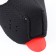 Maschera facciale per cuccioli in neoprene A-GUSTO regolabile e smontabile, nera