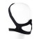 Maschera facciale per cuccioli in neoprene A-GUSTO regolabile e smontabile, nera