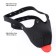 Maschera facciale per cuccioli in neoprene A-GUSTO regolabile e smontabile, nera