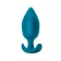 Plug anale con baricentro fuori posto Insatiable Aquamarine