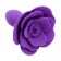 A-GUSTO Rose Plug Anale in Silicone Viola