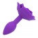 A-GUSTO Rose Plug Anale in Silicone Viola