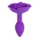 A-GUSTO Rose Plug Anale in Silicone Viola