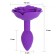A-GUSTO Rose Plug Anale in Silicone Viola