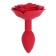 A-GUSTO Rose Plug Anale in Silicone Rosso