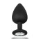 AFTERDARK Plug anale scintillante in silicone taglia M 8 cm x 3,5 cm